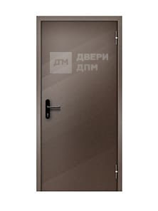 Однопольная противопожарная дверь ДПМ-01 EI-15 глухая с выпадающим порогом
